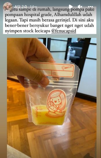 10 Makanan dan minuman dikonsumsi Fitri Tropica, bikin ASI lancar