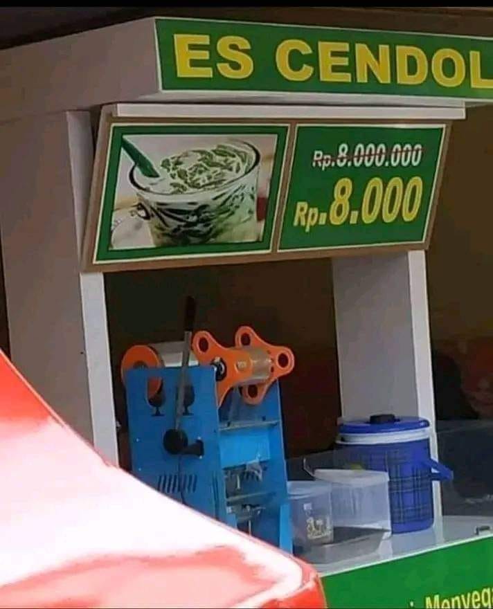 tulisan spanduk minuman dingin © Berbagai sumber