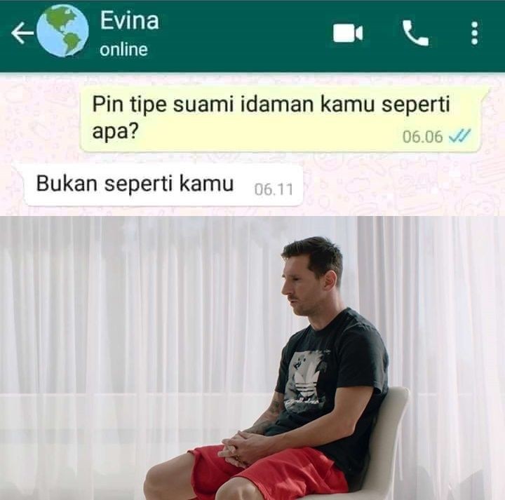 Meme lucu reaksi ditolak cinta gebetan lewat chat Berbagai sumber Meme lucu reaksi ditolak cinta gebetan lewat chat Berbagai sumber
