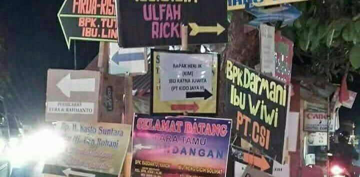 petunjuk lokasi nikah kocak © berbagai sumber
