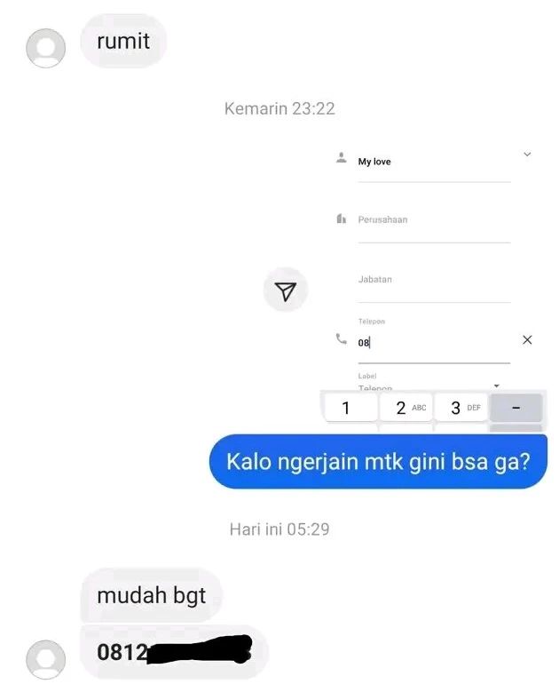 chat bikin mikir tapi endingnya ngeselin © berbagai sumber