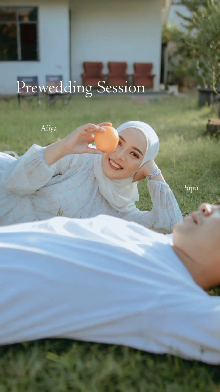prewedding di halaman rumah orang © TikTok