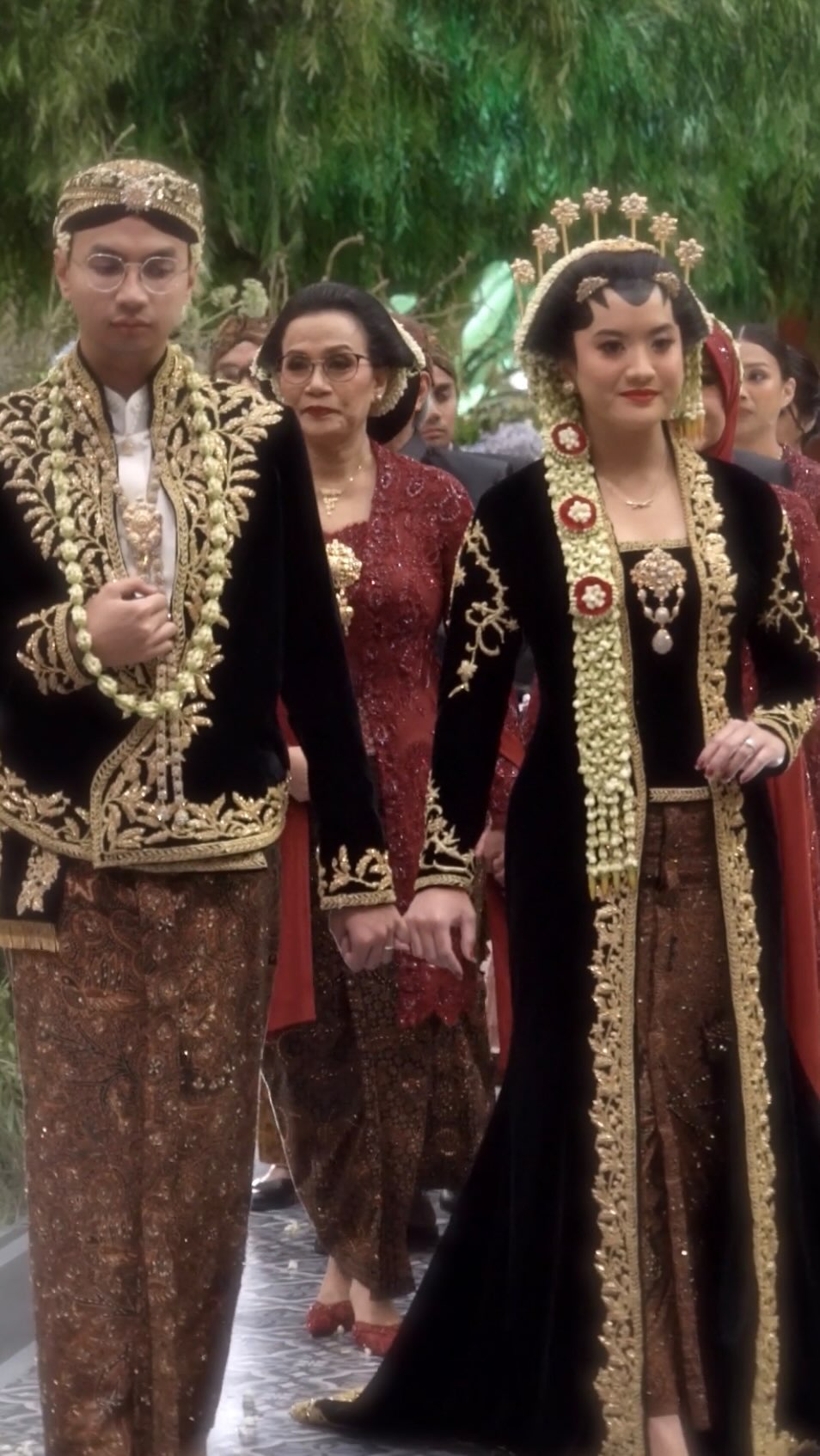 11 Momen pernikahan putra bungsu Sri Mulyani, Jokowi sebagai saksi
