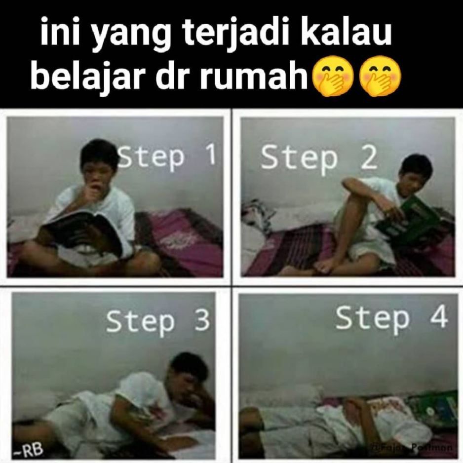 Meme drama mengerjakan tugas Berbagai sumber