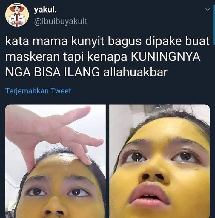 Potret kelakuan orang pakai masker kecantikan Berbagai sumberr