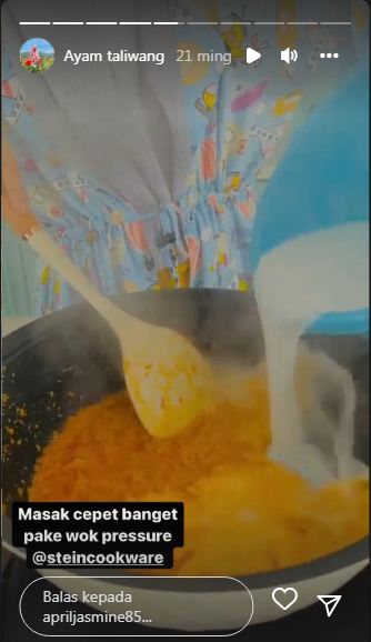 10 Trik April Jasmine masak ayam taliwang teflon, bikin cepat empuk