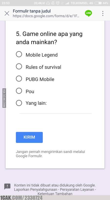 mengisi formulir tapi ada yang aneh © berbagai sumber