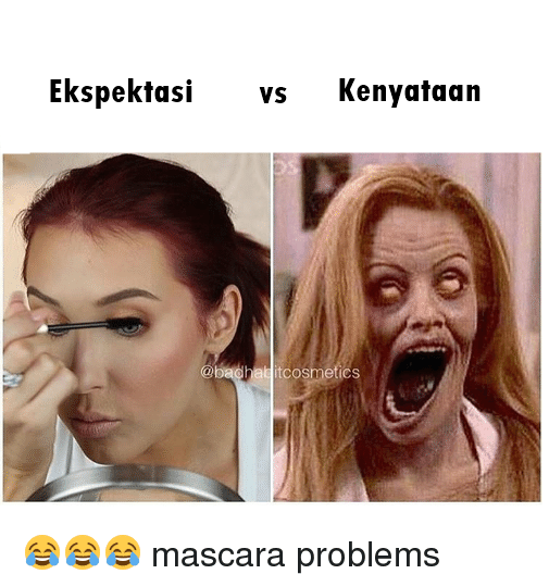  Potret orang pakai maskara  Berbagai sumber