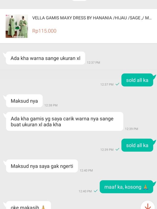 chat typo pembeli online shop © berbagai sumber