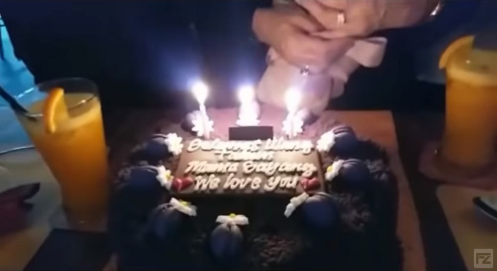 11 Potret kue ulang tahun keluarga Fikoh LIDA, serba elegan