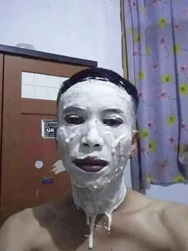  Potret orang perawatan wajah nyeleneh Berbagai sumber