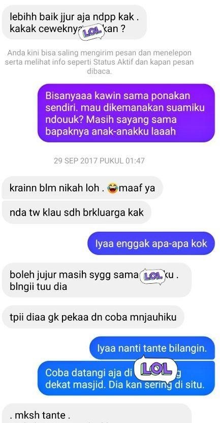 Chat selingkuh bikin nyesek dan nyengir sekaligus. Berbagai sumber