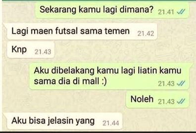 11 Chat selingkuh bikin nyesek dan nyengir sekaligus Berbagai sumber