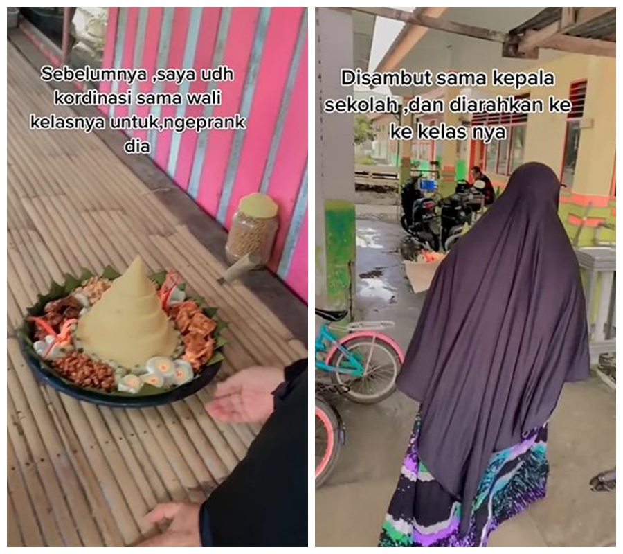 rayakan ulang tahun adik © TikTok/@yaya.022 rayakan ulang tahun adik © TikTok/@yaya.022