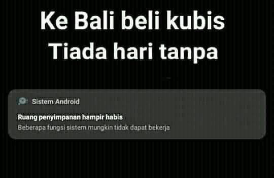 meme ruang penyimpanan habis © berbagai sumber