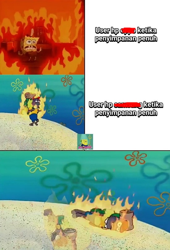 meme ruang penyimpanan habis © berbagai sumber