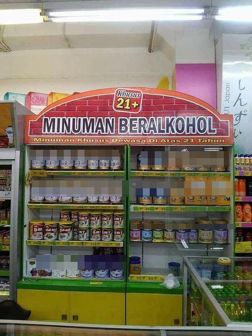 Potret kocak salah taruh barang dagangan berbagai sumber