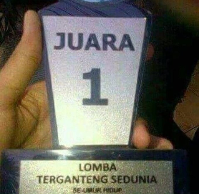 Lomba nyeleneh nggak habis juaranya nggak bikin bangga Berbagai sumber