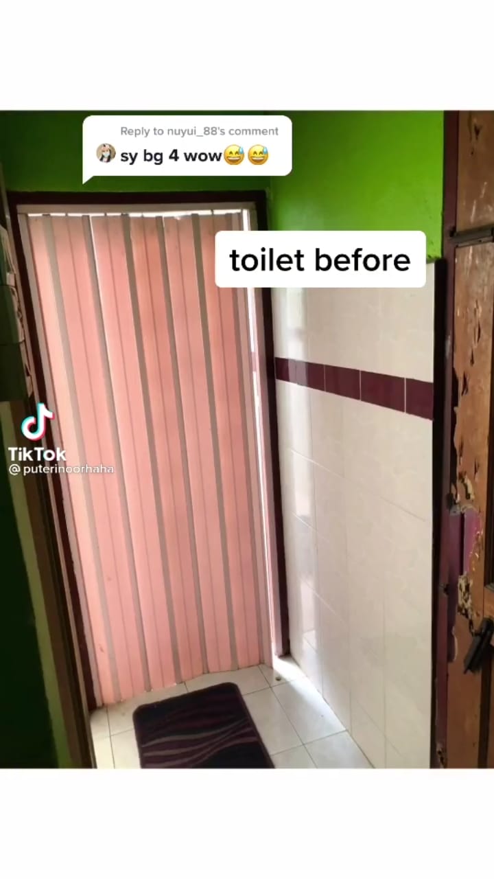 transformasi rumah di kampung usai renovasi © TikTok
