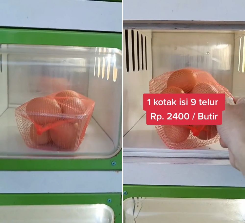 beli telur di mesin koin © berbagai sumber