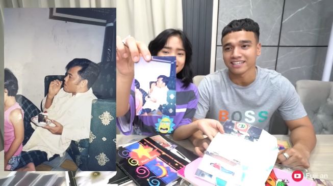 Fuji dan Fadly pamer foto lawas keluarga © YouTube Fuji dan Fadly pamer foto lawas keluarga © YouTube
