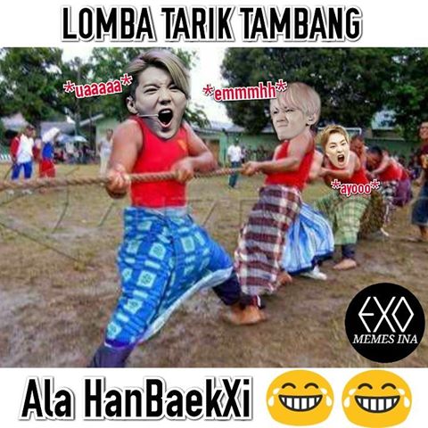 Editan lucu andai idol K-Pop ikut lomba Agustusan Berbagai sumber Editan lucu andai idol K-Pop ikut lomba Agustusan Berbagai sumber