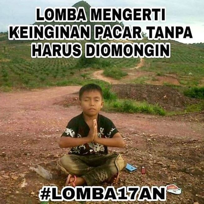 Meme kocak macam-macam lomba 17-an Berbagai sumber