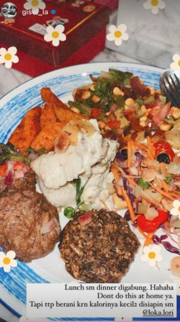 10 Menu makan sehat Gisella Anastasia, bikin tubuh bugar dan ramping