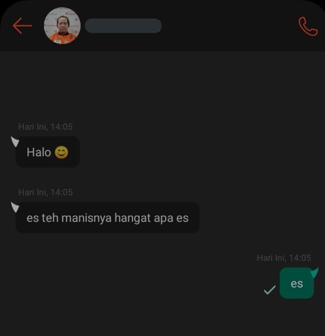 chat penjual online shop bikin kesal © berbagai sumber