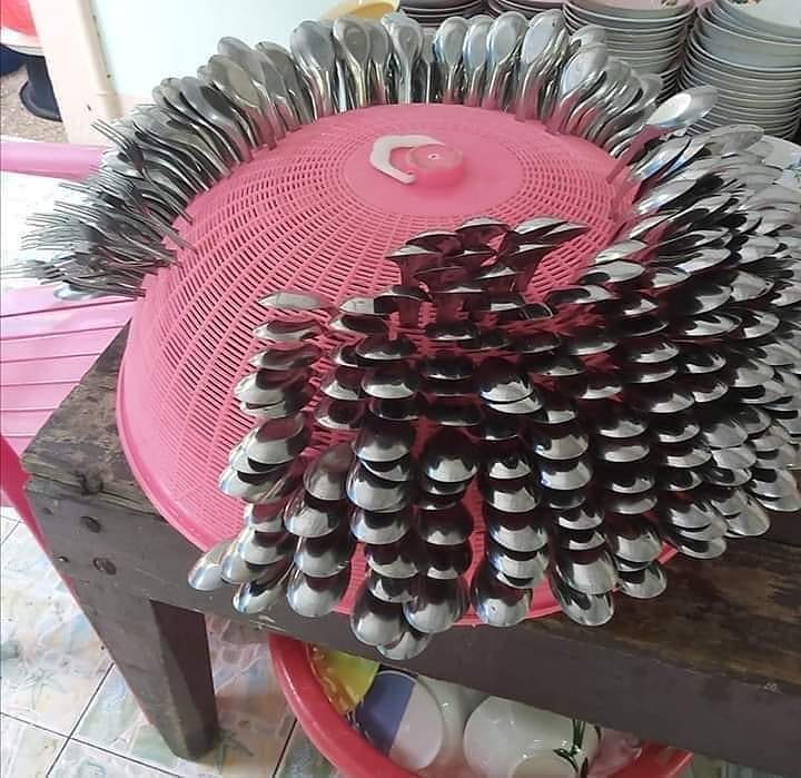 pengganti rak piring tapi nyeleneh © berbagai sumber