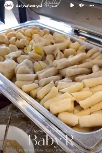 8 Hidangan di acara akikah anak Ria Ricis dan Teuku Ryan, komplet