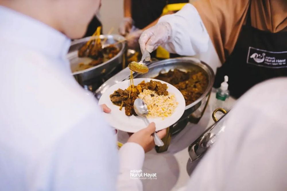 8 Hidangan di acara akikah anak Ria Ricis dan Teuku Ryan, komplet