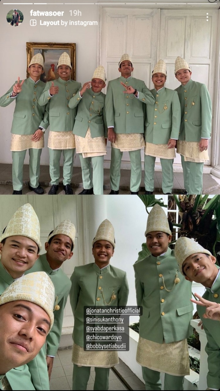 pernikahan atlet bulutangkis vito © berbagai sumber