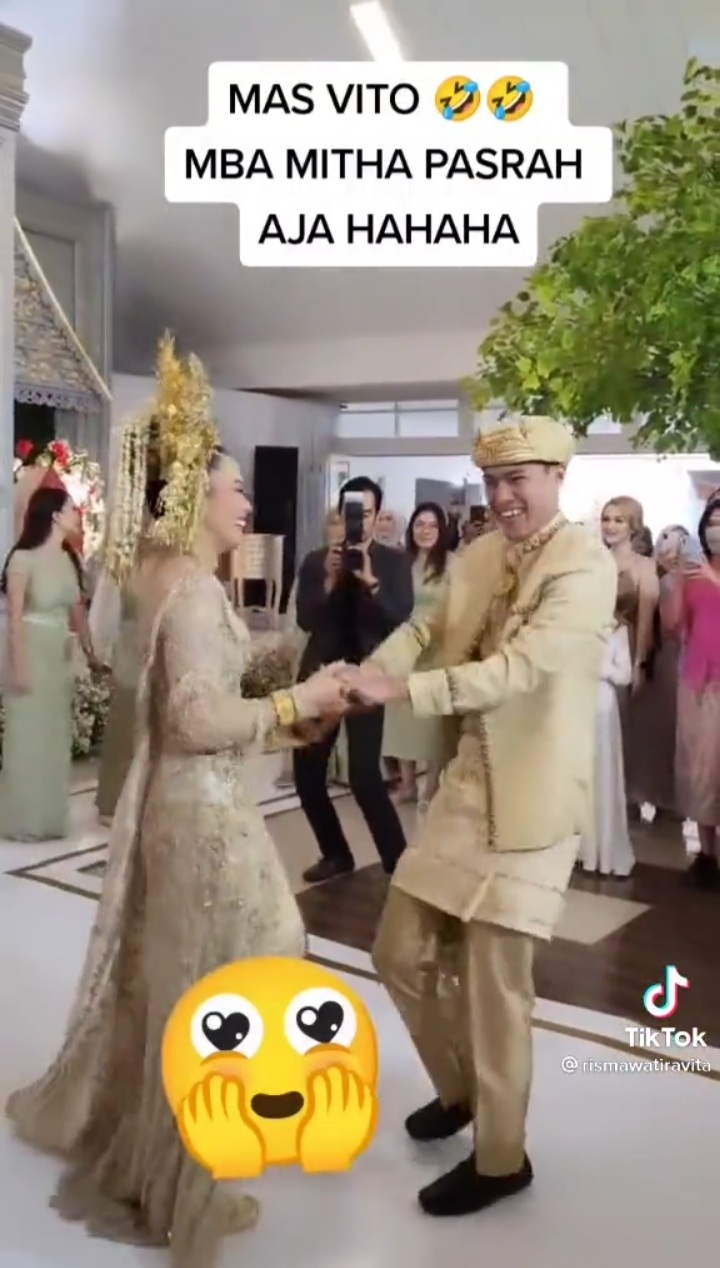 pernikahan atlet bulutangkis vito © berbagai sumber