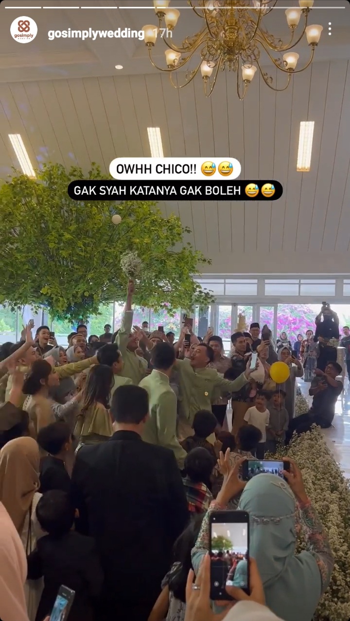 pernikahan atlet bulutangkis vito © berbagai sumber