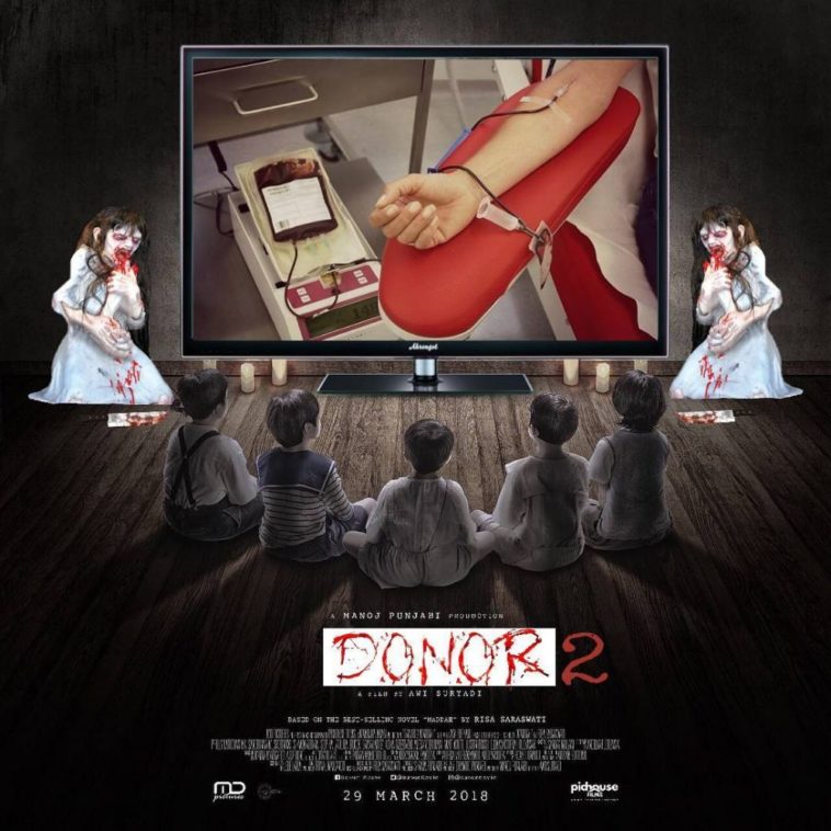 Poster pelesetan film horor Berbagai sumber