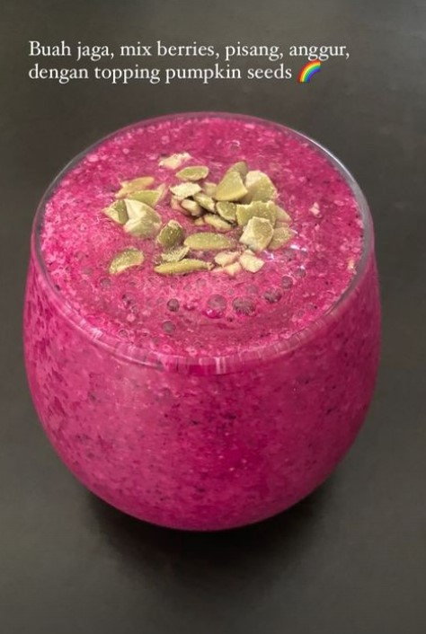 13 Menu smoothies ala Nesyana istri Ben Kasyafani, cocok buat sarapan