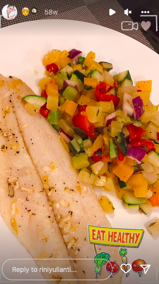 10 Makanan dikonsumsi Rini Yulianti, jaga tubuh tetap langsing