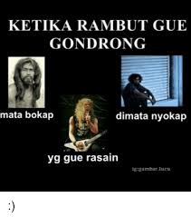 Meme suka duka punya rambut gondrong Berbagai sumber