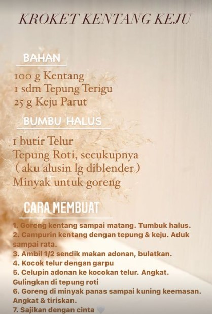 10 Camilan MPASI ala Audi Marissa, bantu penuhi nutrisi si kecil