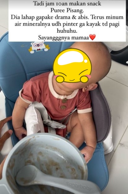 10 Camilan MPASI ala Audi Marissa, bantu penuhi nutrisi si kecil