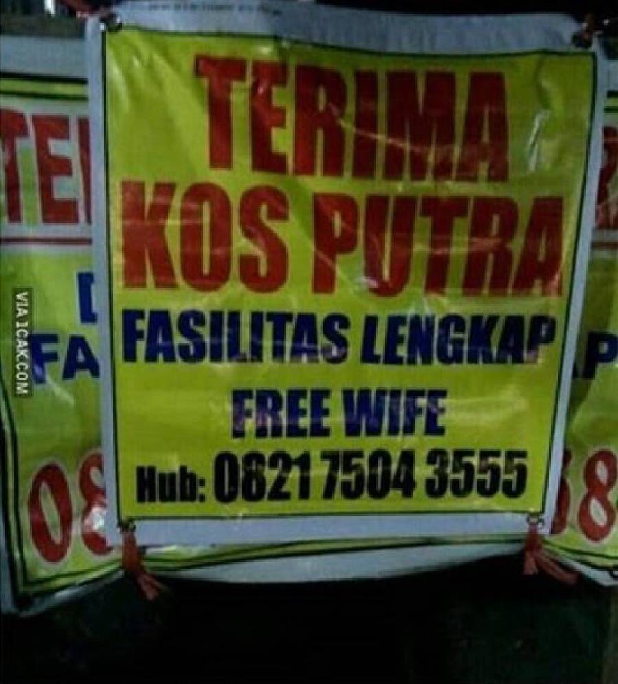 promosi kamar kos tapi malah kocak © berbagai sumber