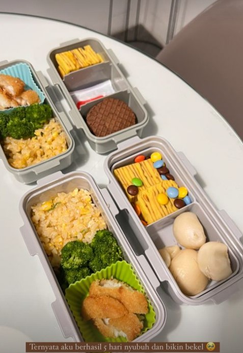 11 Kreasi bekal ala Dhatu istri Tria The Changcuters, komplet & lezat