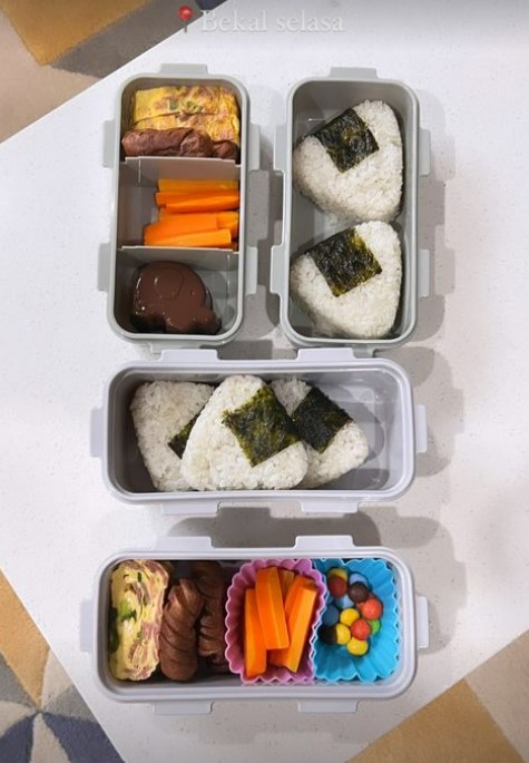 11 Kreasi bekal ala Dhatu istri Tria The Changcuters, komplet & lezat