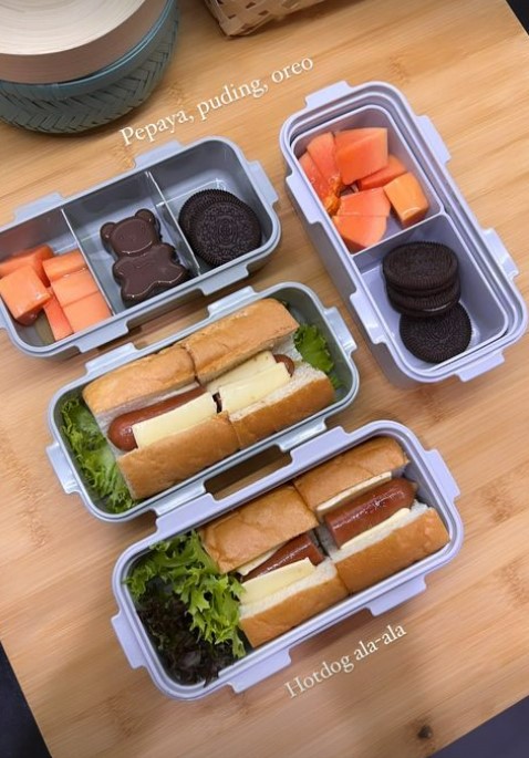 11 Kreasi bekal ala Dhatu istri Tria The Changcuters, komplet & lezat