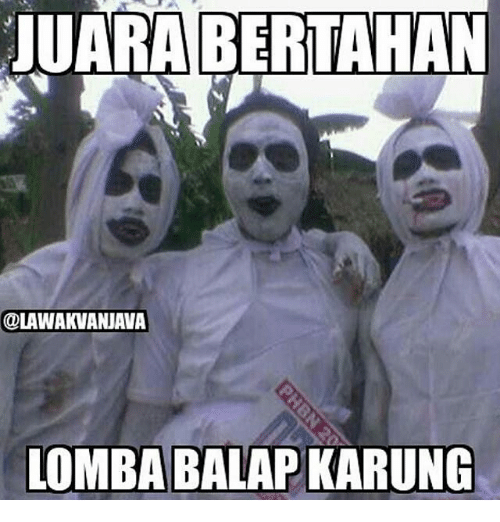 meme lucu balap karung © berbagai sumber