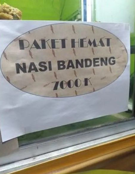 Potret nyeleneh harga di menu makanan © berbagai sumber