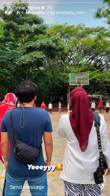 Momen Ririe Fairus & Ayus Sabyan momong anak © berbagai sumber