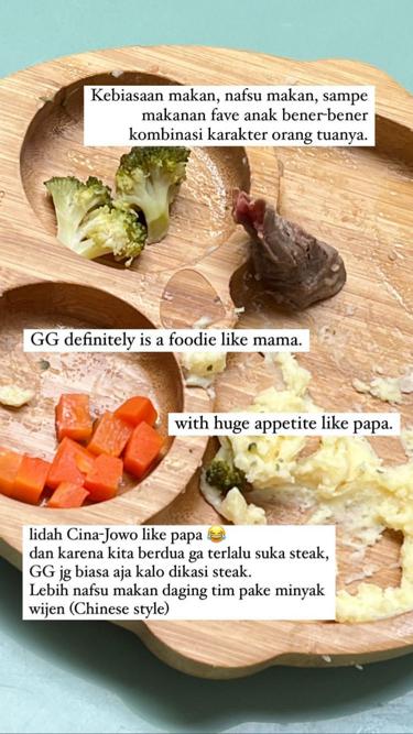 10 Menu MPASI ala Fiona Anthony istri Dion Wiyoko, serba padat nutrisi