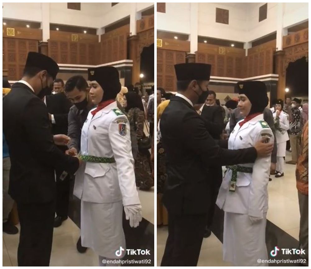 ayah meninggal saat anggota paskibra dilantik © berbagai sumber